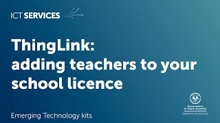 Thinglink: adding teachers