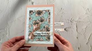 【お祝い・お礼・誕生日】選べるフレーズ♡春らしいメッセージカード