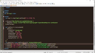 Leaflet  Tutorial Part TWO Costum Icon