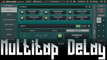 Multitap Delay using MDelayMB