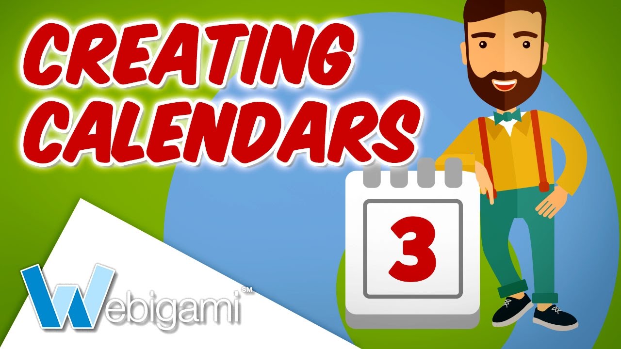 Creating Calendars YouTube