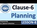 Quality Management System ISO 9001 : 2015-Clause 6 Planning
