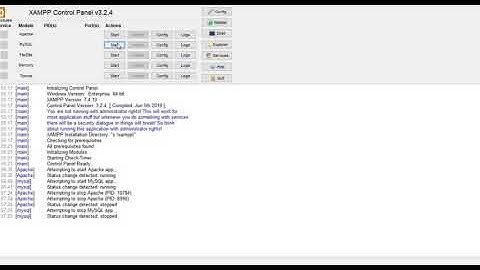 Tutorial Membuka Xampp dan membuat ERD dengan MS Visio