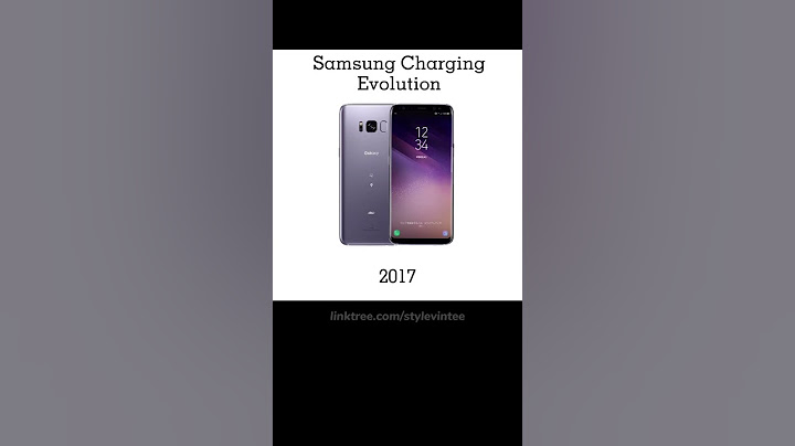 Samsung Charging Sound Evolution
