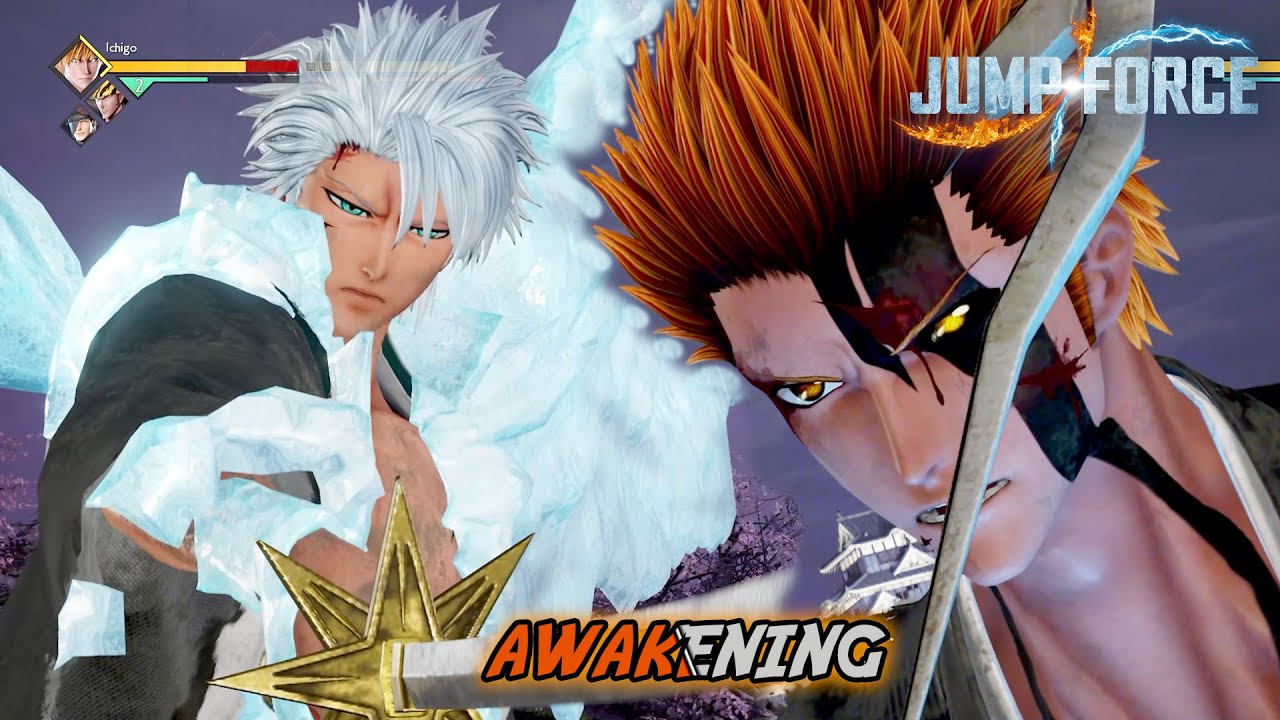 Gameplay ichigo vs toshiro hitsugaya Jump Force YouTube
