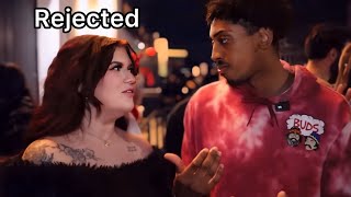 Cocky Woman Gets REJECTED By Group Of Men