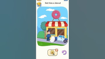 How to beat level 20 || Get him a donut || Dop 5 game 🎮