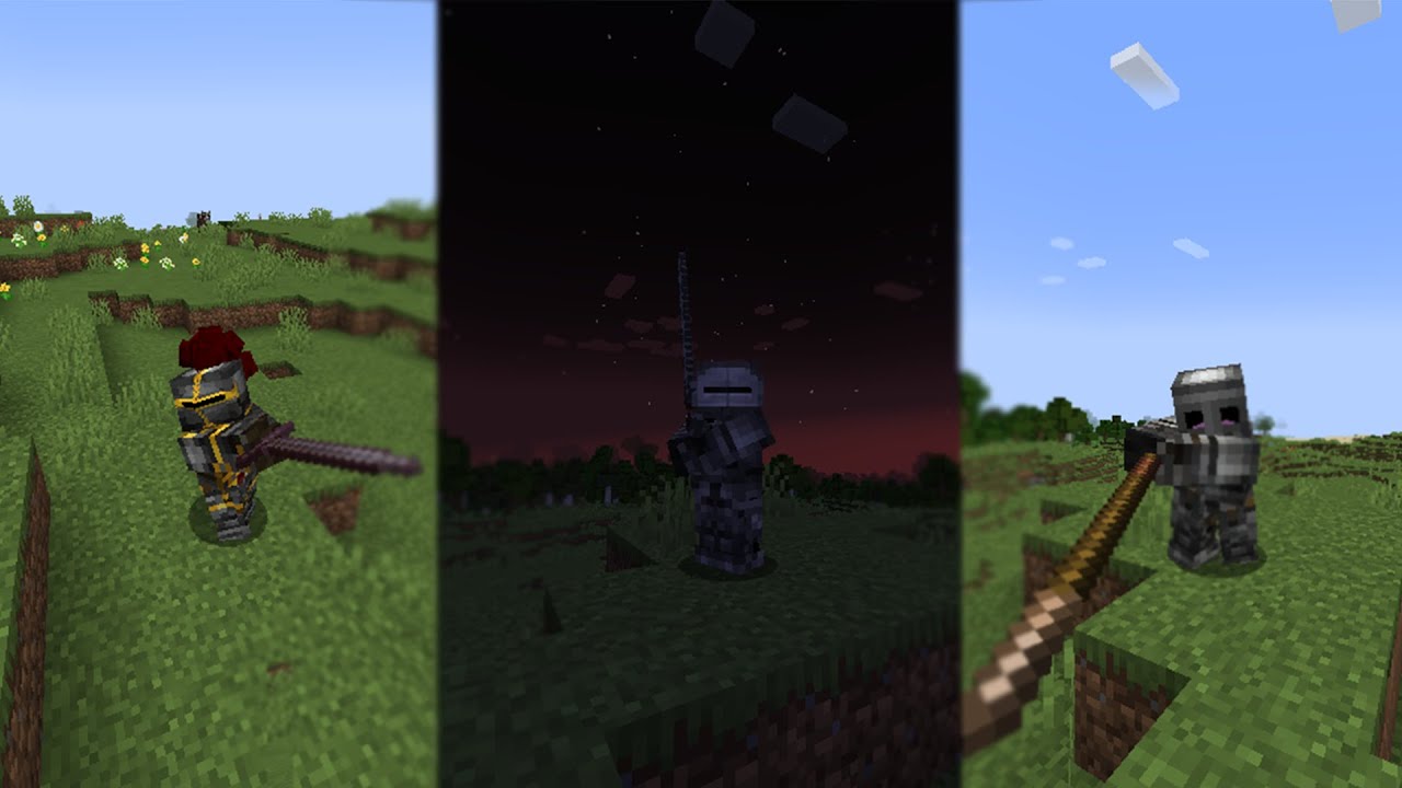 Epic Knights: Shields Armor and Weapons (minecraft mod showcase | 1.18. ...