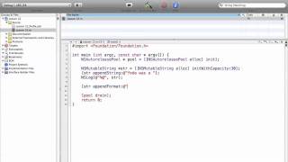 Objective-C on the Mac L12 - NSMutableString Wealth