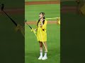 241025 Taiwan Series Game 5 Passion Sisters 邊荷律 변하율 賽後 夏蕾拿著彩帶玩荷律