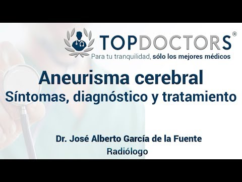 Vídeo: Aneurisma Cerebral: Síntomas, Tratamiento, Consecuencias, Causas
