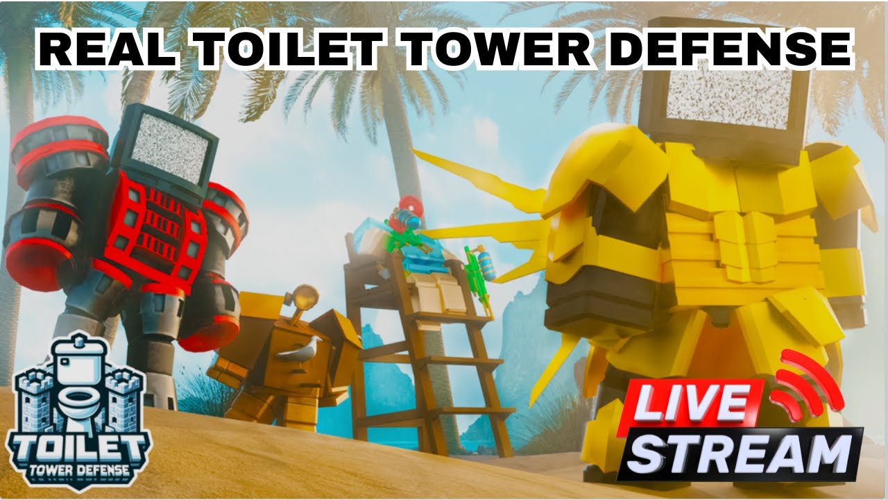 REAL TOILET TOWER DEFENSE LIVE | GIVEAWAYS | FOOD CRATE UPDATE!!!# ...