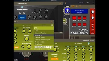 KOSMONAUT Spacial Delay Effect AUv3 by Bram Bos - OUT NOW - Demo for the iPad