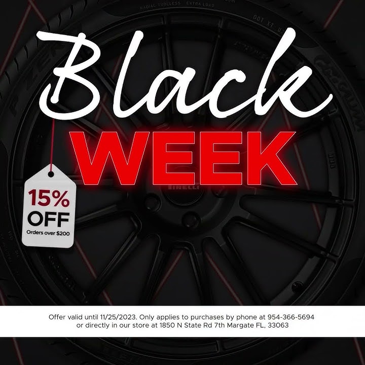 Black Week Offer! Galuma Tires & Wheels #tires #blackfriday #blackweek #wheels #tireservice