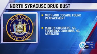 Two men arrested after meth, cocaine found in North Syracuse search, state police say