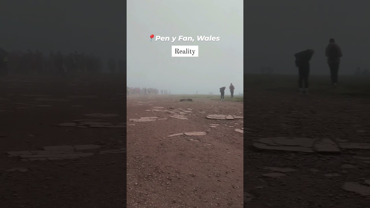 The summit of Pen y Fan was not what I expected! 