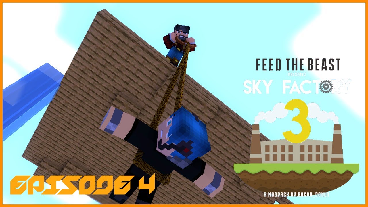 Minecraft SkyFactory EP 4 Retrieving what we lost! - YouTube