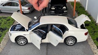 1:18 Bentley Flying Spur W12 2013, Glacier white - Kyosho [Unboxing]