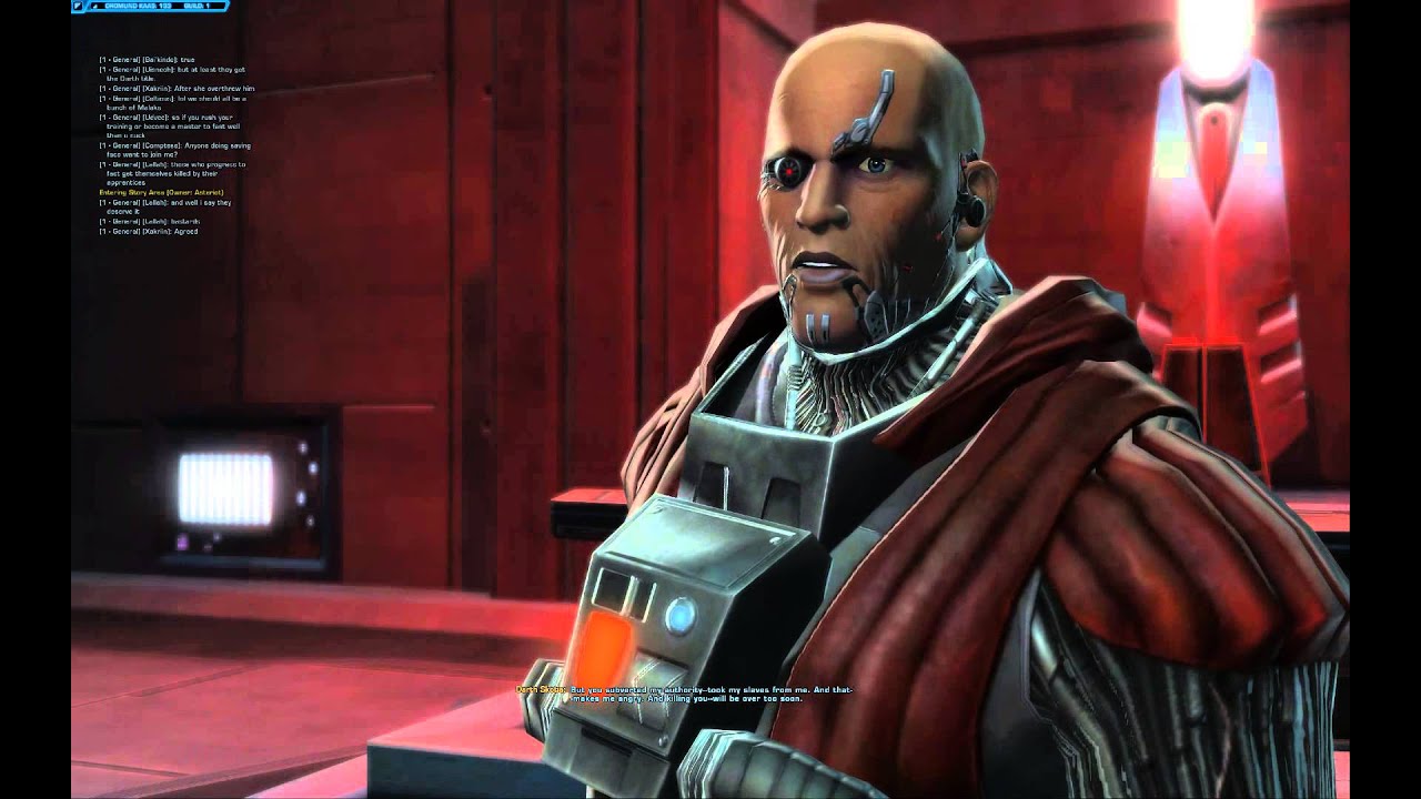 SWTOR My assasin killing Darth Scotia