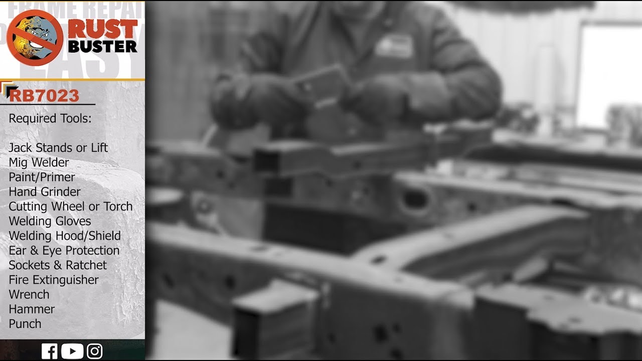 RB7023 - 2009 - 2014 Ford F-150 Forward Spare Tire Crossmember Installation Guide