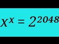 Solving a nice exponential equation.