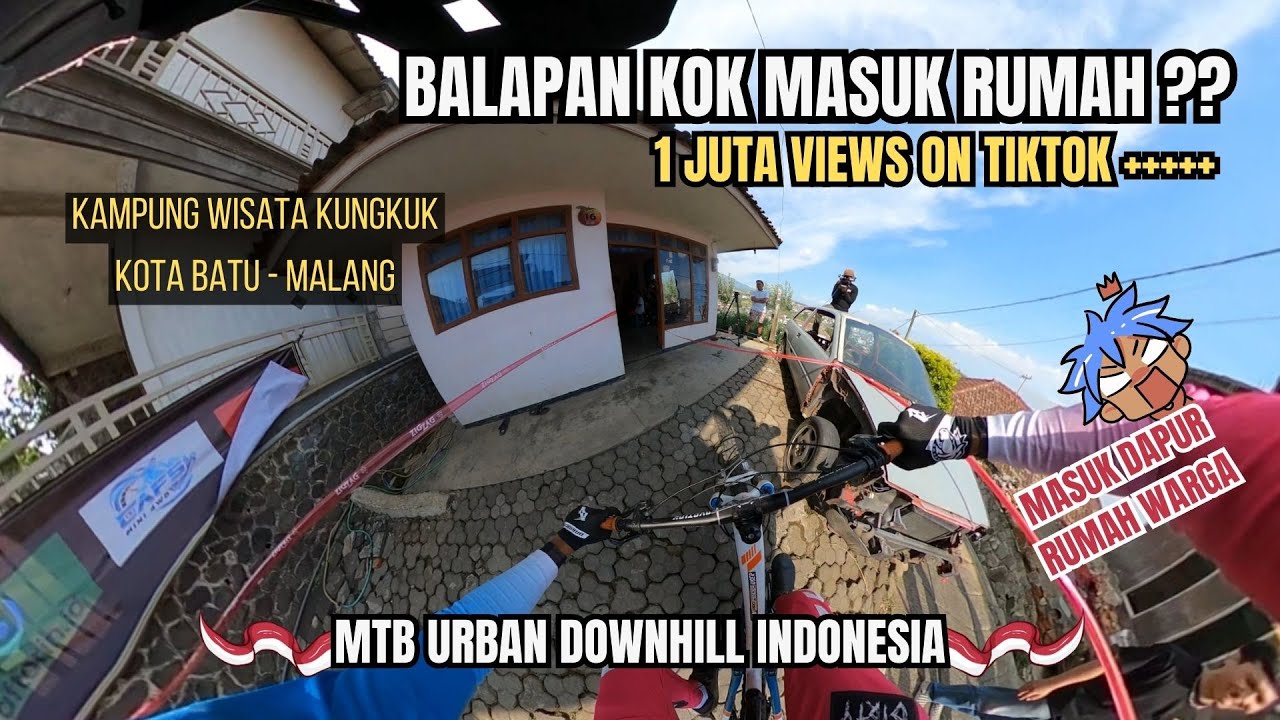 POV Final Urban Downhill Indonesia -  Kampung Wisata Kungkuk Batu - Malang, Jatim
