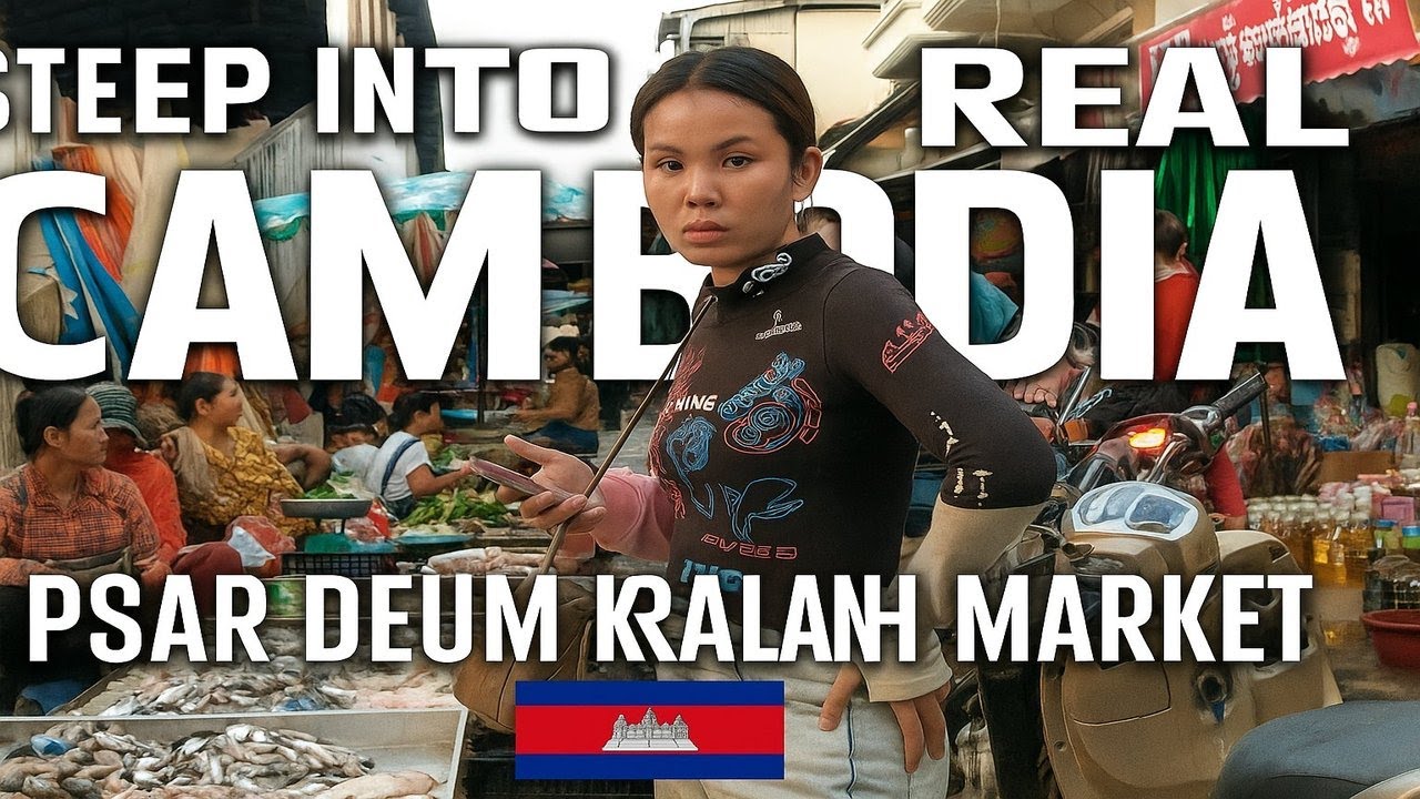 Step Into Real Cambodia: Psar Deum Kralanh Market 🇰🇭