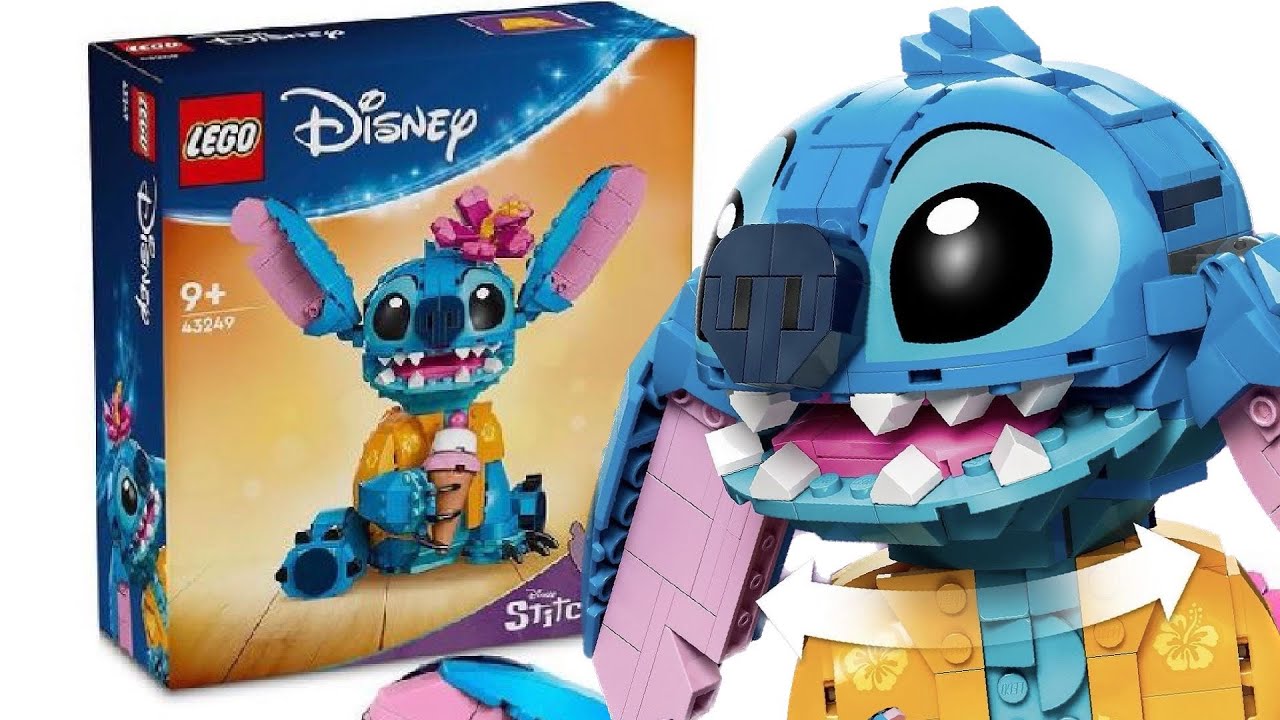 Stitch Surfing  Lego disney, Cool lego creations, Lego challenge