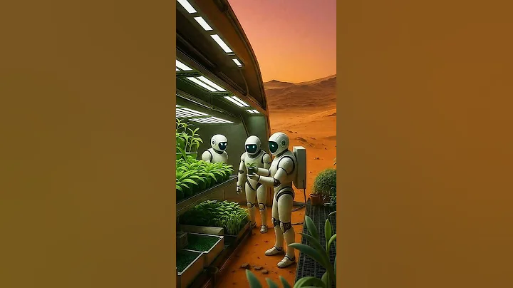 Elon Musk’s Vision Comes Alive: Robots Now Farming on Mars 🌱🤖 #elonmusk #farming #shorts #ai #space