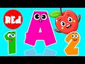 Learn abc phonics shapes numbers colors  preschool learnings for 3 year olds  kids.s