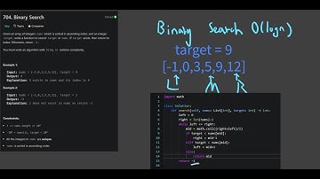 Google Interview Question Leetcode 704 Binary Search Python