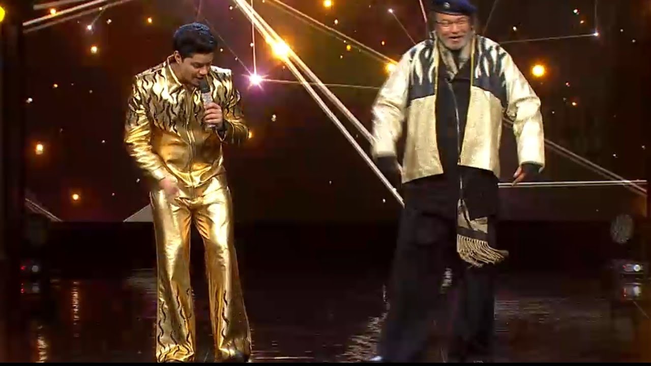 Real Disco dancer moment 😍 | Diwakar Brings Back Disco dancer | Disco dancer title song Indian idol