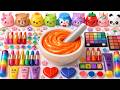 Satisfying Slime ASMR DIY 🌈 How to Make Rainbow Cloud Slime with Makeup Cosmetic Playdoh Squishies
