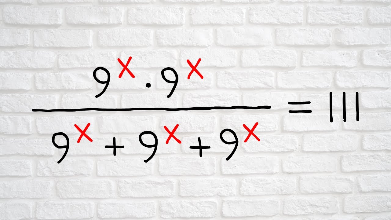 Germany | A Nice Exponential Algebra Problem | Math Olympiad - YouTube