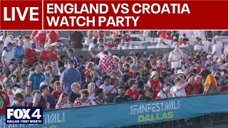 🔴LIVE: England vs Croatia Fan Watch Party | FOX 4 News