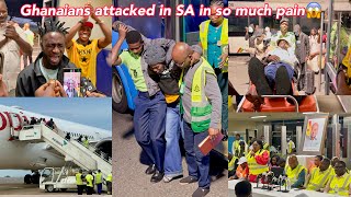 2nd batch of 300 Ghanaian fleeing South Africa arrive with scars & broken legs over brutal attacks