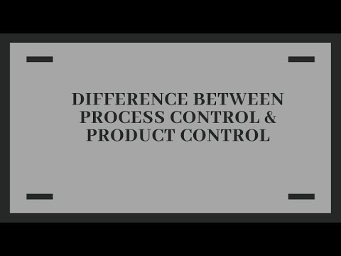 Video: Hva er forskjellen mellom prosessegenskaper og prosesskontroll?