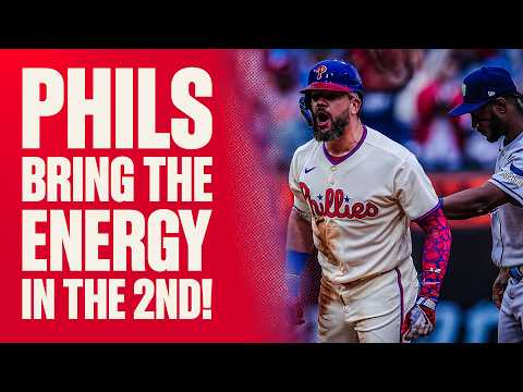 Kyle Schwarber and the Phillies get 3 in the 2nd!