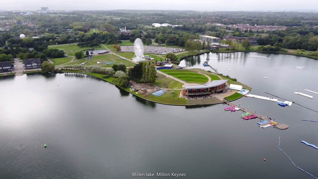 Willen Lake  Milton Keynes | 4K HD Drone | 2022 | DJI