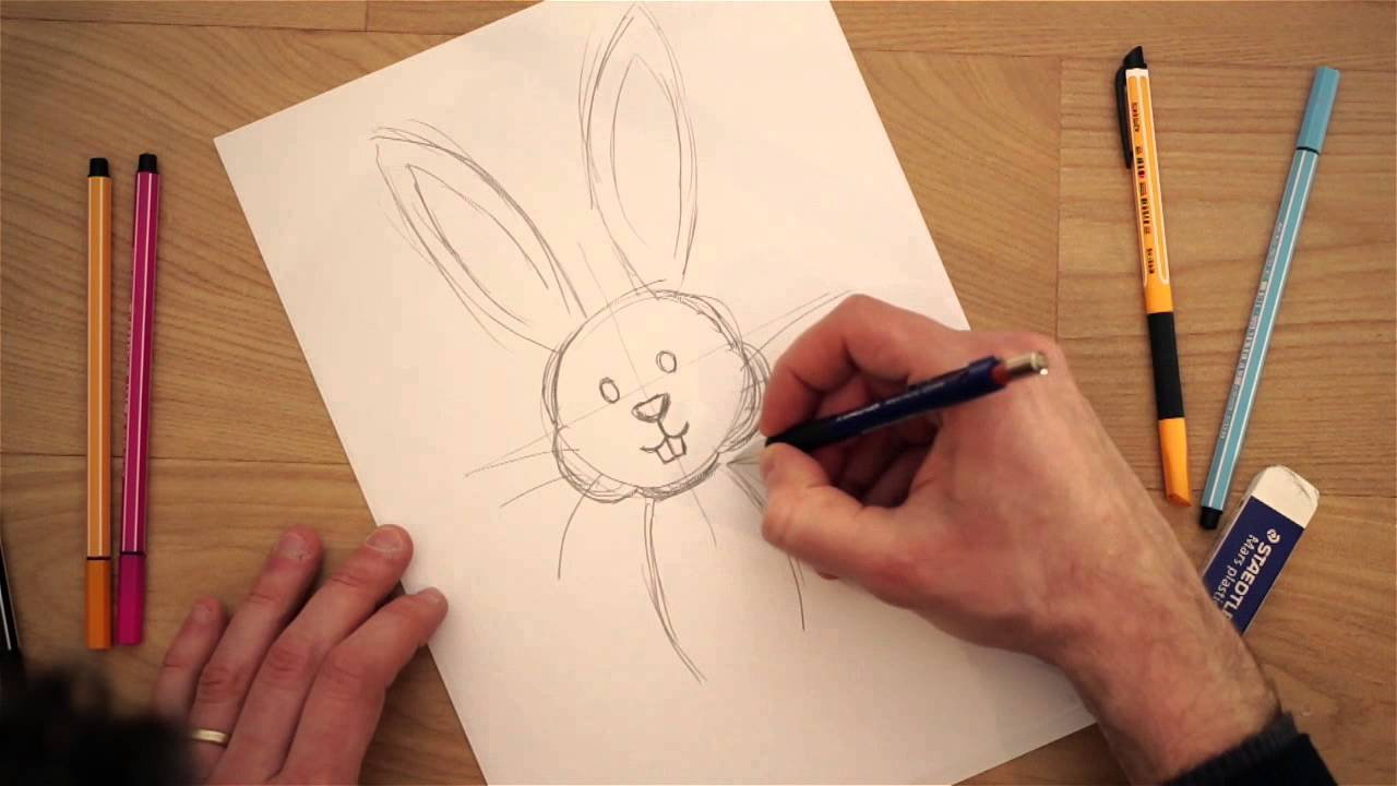 Disegni Di Pasqua Da Colorare Per Bambini Il Coniglio