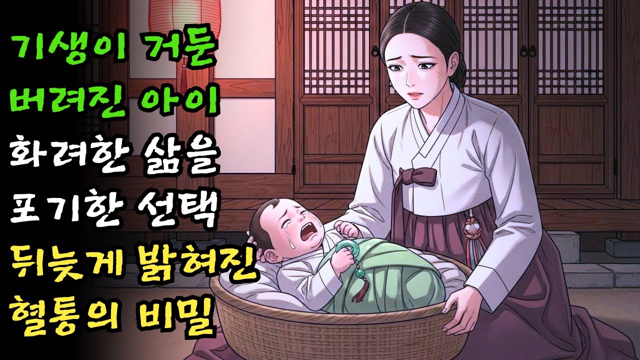 기생집 문 앞에 놓인 바구니, “이 아이는 제가 거두겠습니다” 화려한 삶을 버린 기생과 딸의 숨겨진 정체 | 야담 · 민담 · 설화 | 오디오북