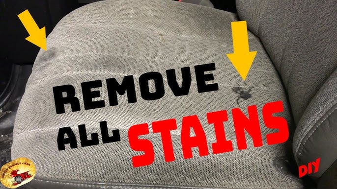 How To Remove Stains From Your Car Seats