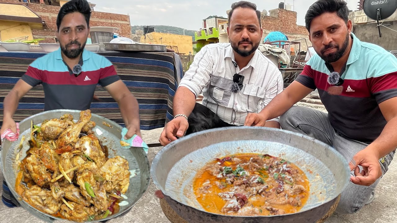 Tambe ke Lagan me bana ye khas charsi chicken Tamatar ki gravy ￼par pyaz ke Tadke ne bada diya zayka