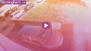 CCTV captures house explosion which left one man critically injured