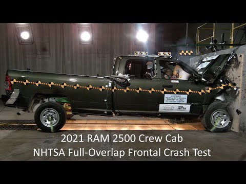 2021-2022 RAM 2500 / 3500 / 4500 Crew Cab NHTSA Full-Overlap Frontal Crash Test