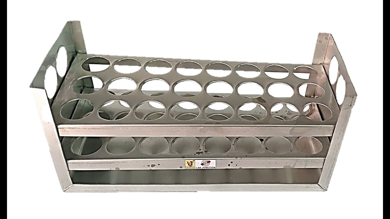 Test Tube Stand,Test Tube Stand 18 mm, 24 Hole in Aluminium LJ1506 as