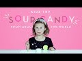 Kids Try Sour Candy from Around the World | Kids Try | HiHo Kids