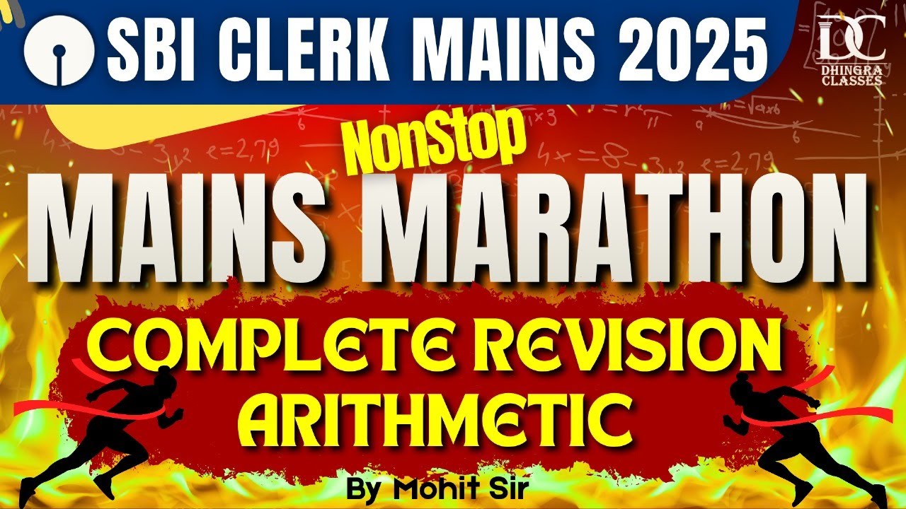 Must watch | Bank MAINS EXAMS | Complete Arithmetic in One Shot | Maths ...