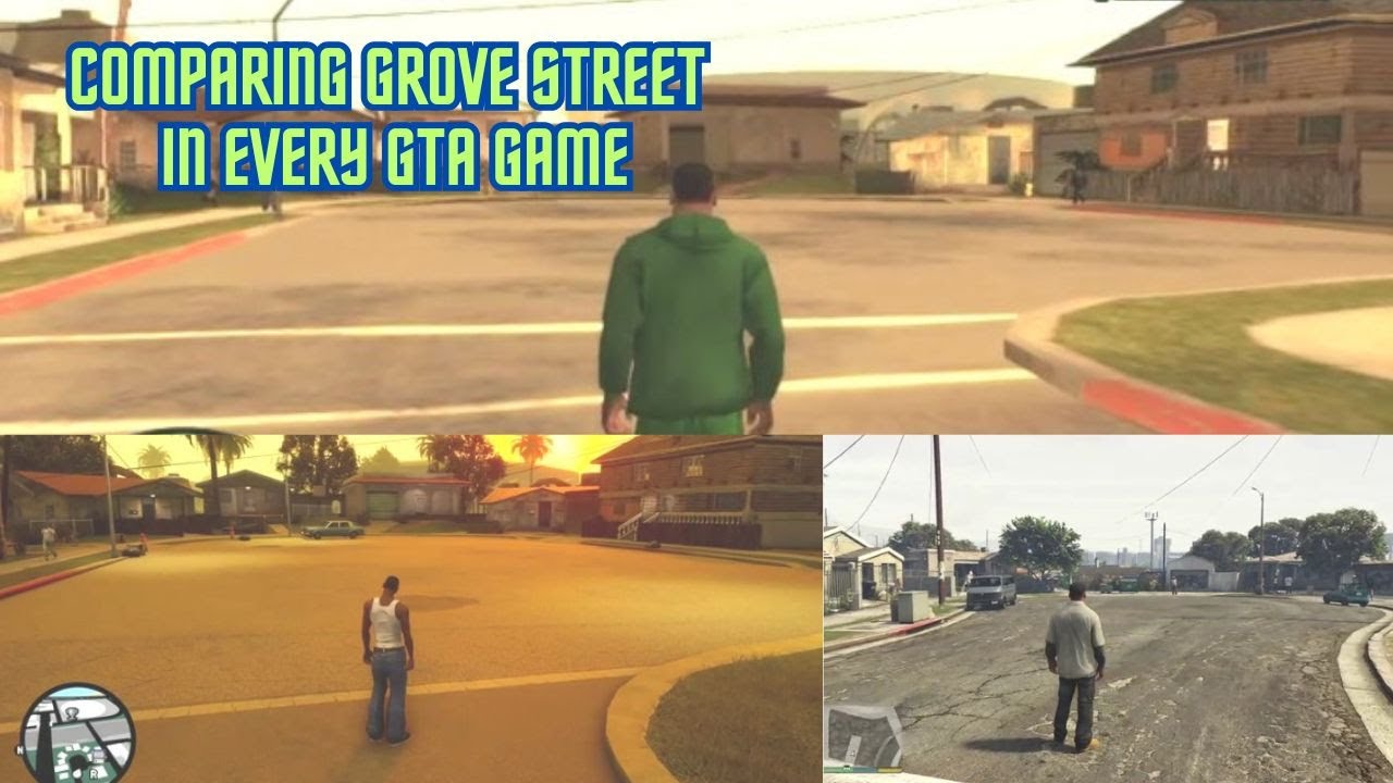 Comparing Grove Street In Every GTA Game