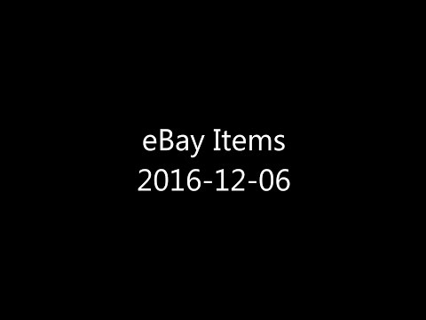 eBay Sale Items 2016-12-06